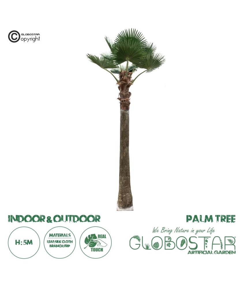 GloboStar® Artificial Garden PLANT PALM TREE 21056 Διακοσμητικό Δέντρο Φοίνικα  Φ240 x Υ500cm